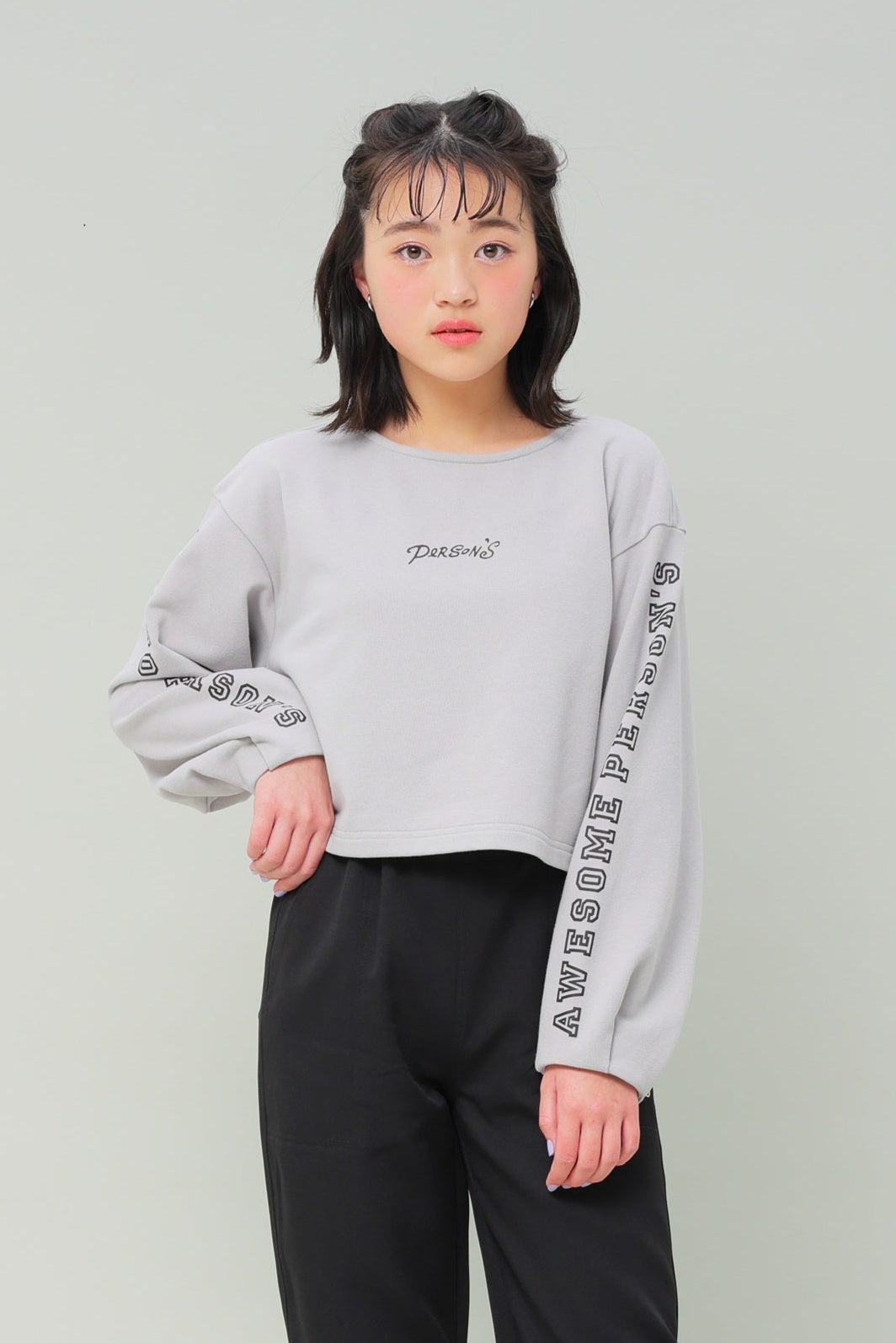 cleaveland カットソー スウィングタイデザイン幾何柄カットソー/洗える(カットソー・T