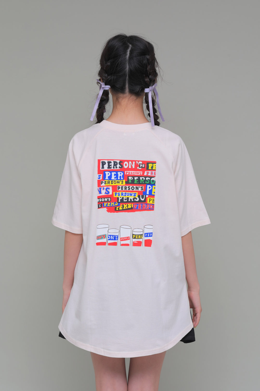 バックプリントチュニックワンピース / KFPC51-1001