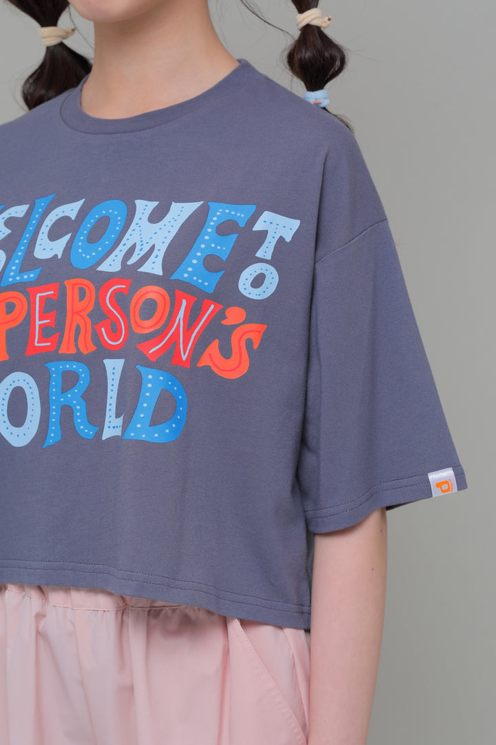 クロップドTシャツ / KFPC51-6004