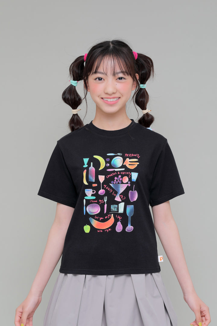 カラフルイラスト　半袖Tシャツ / KFPC51-6002A