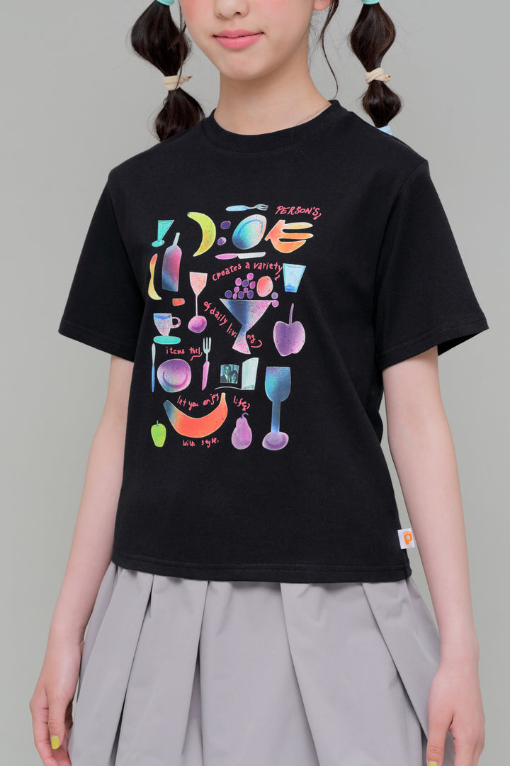 カラフルイラスト　半袖Tシャツ / KFPC51-6002A