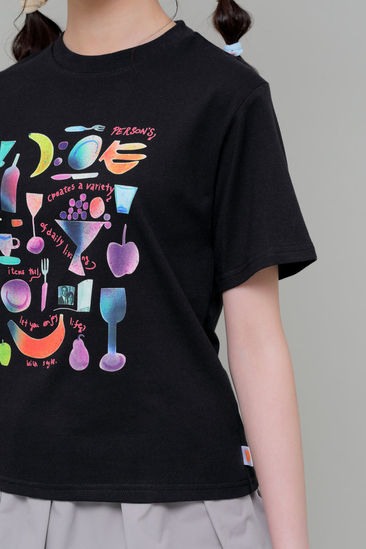 カラフルイラスト　半袖Tシャツ / KFPC51-6002A