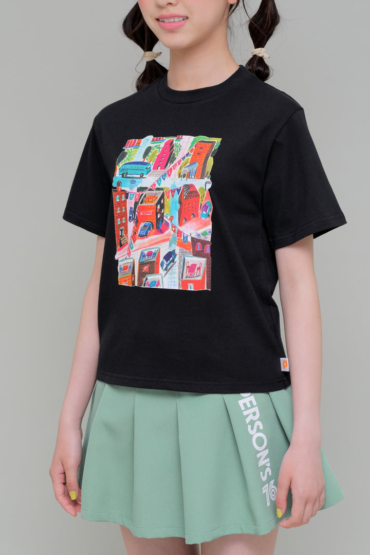 カラフルイラスト　半袖Tシャツ / KFPC51-6002C